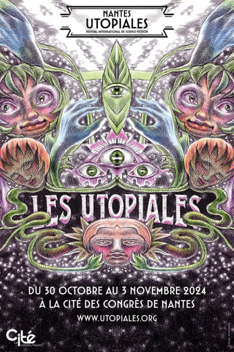 Affiche des Utopiales 2024, Emil Ferris